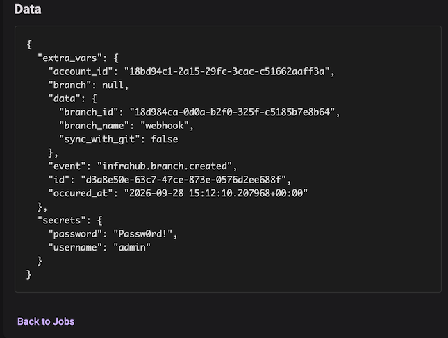 Kriten webhook job