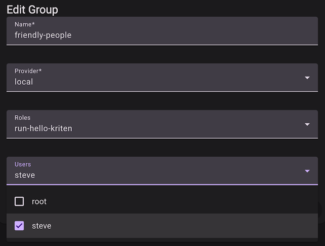 Kriten edit group