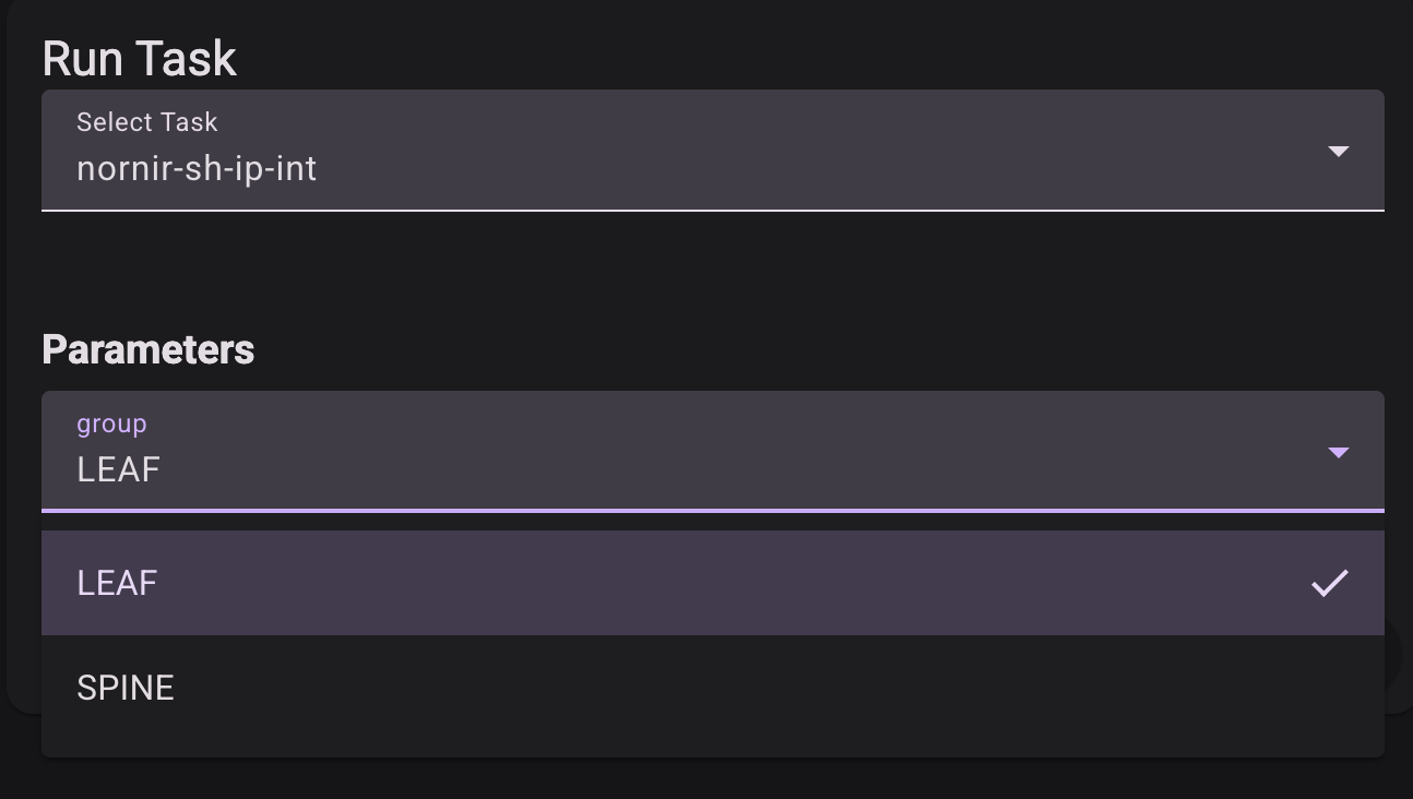 Kriten run Nornir task