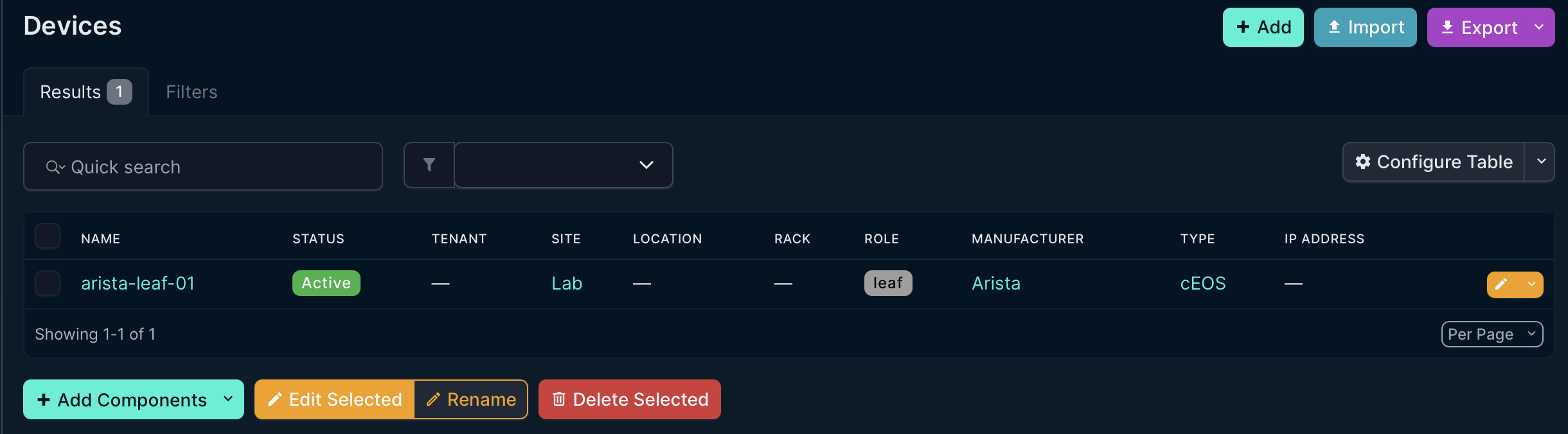Netbox Event Rules